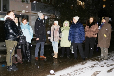 Глава муниципального округа Колокольчикова О.Д. и депутат Закарян Т.И присоединились к обходу территории района Бекасово